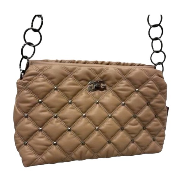 gilda paris Handbags - Gilda Paris Waffle Quilted Handbag Taupe - NWT MSRP $159